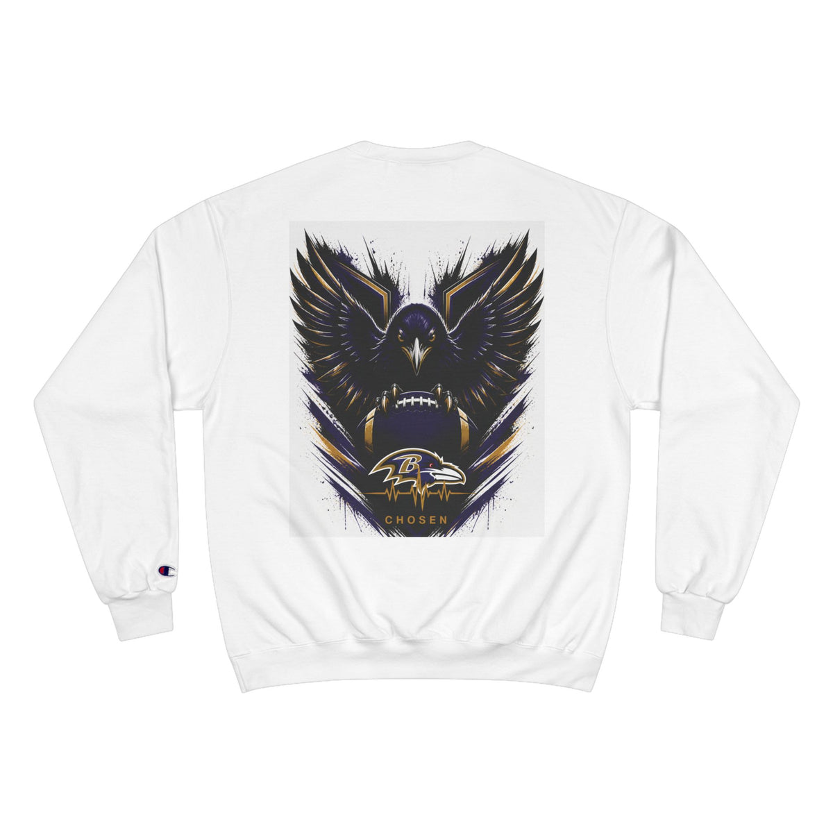 Baltimore Ravens Football Eagle Graphic Champion Sweatshirt