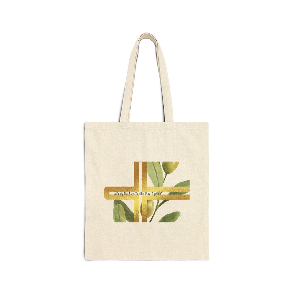Botanical Floral Canvas Tote Bag
