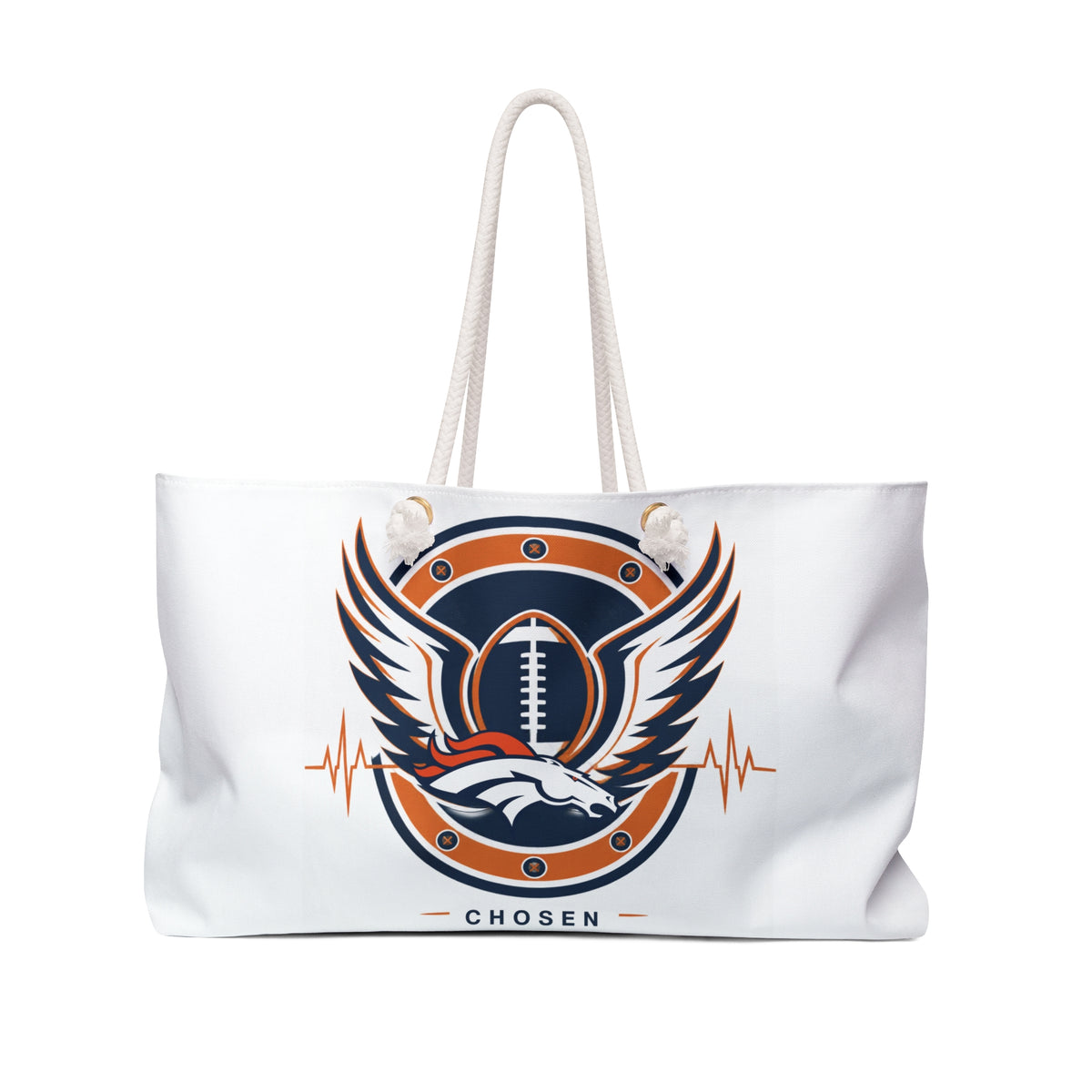 Copy of Chosen by God Christian Football Weekender Bag