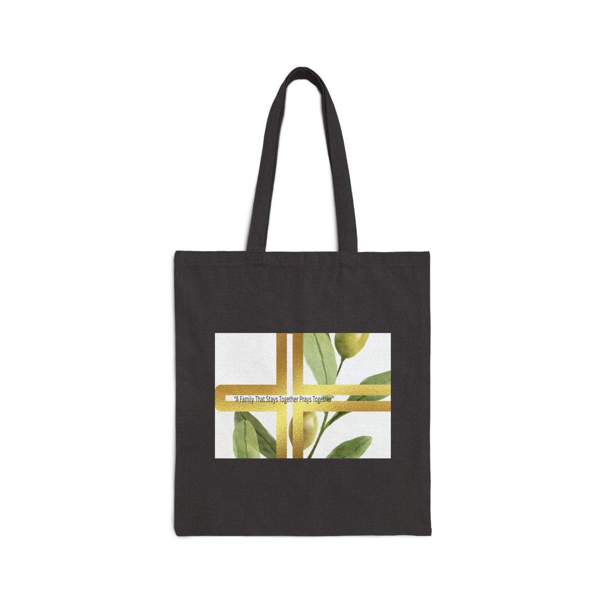 Botanical Floral Canvas Tote Bag