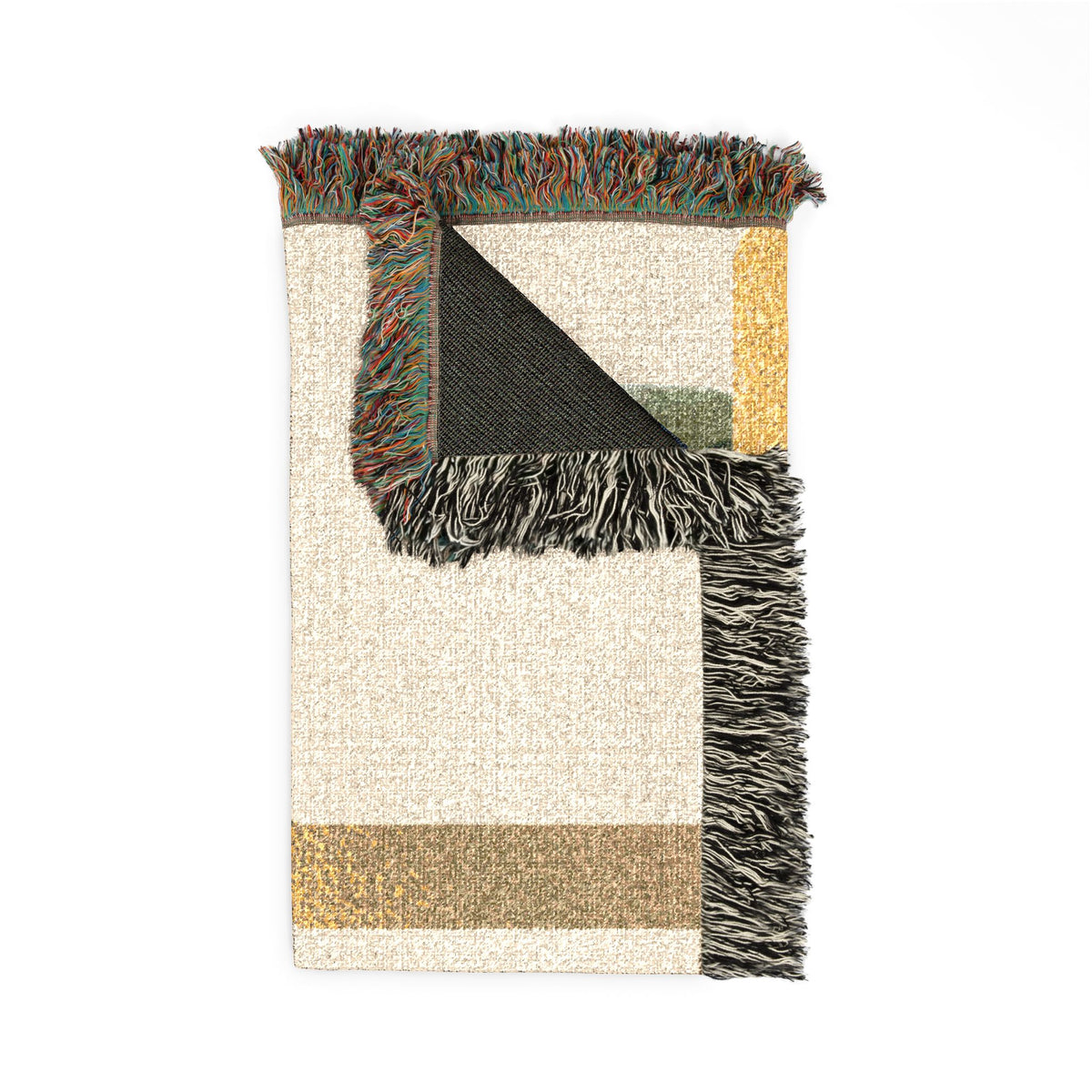 Botanical Floral Woven Blanket