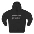 Give It to God Christian Cross Fleece Hoodie