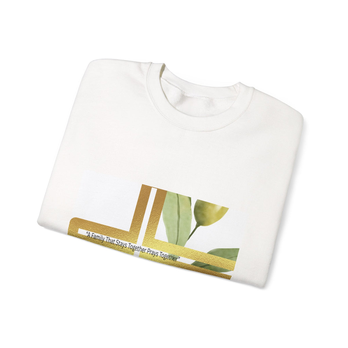 Faith Over Fear Botanical Cross Sweatshirt